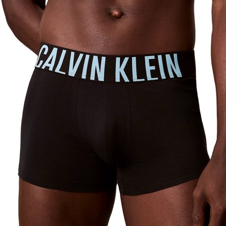 CALVIN KLEIN 000NB3608A - Black w/ Harbor Mist Logo/ Black w/ - UNDERWEAR - Image 2