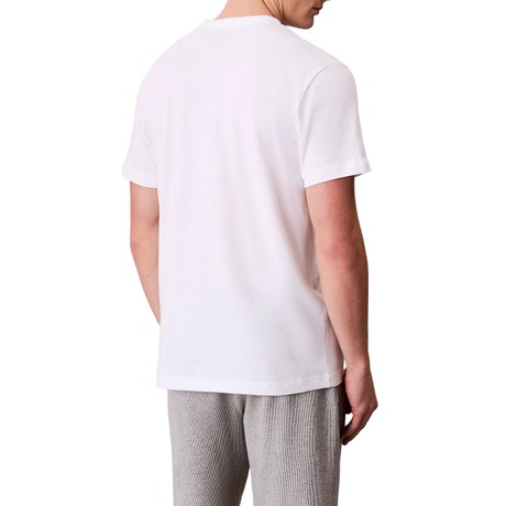 CALVIN KLEIN 000NM2748E - Classic White w/ Blue Descent Logo - T SHIRT - Image 2