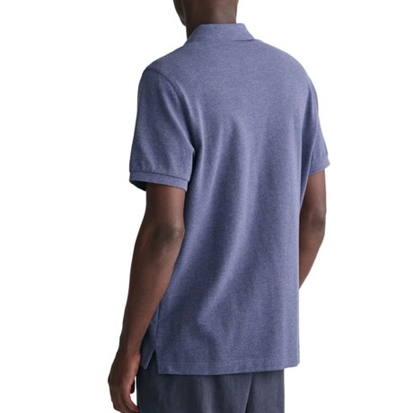 Polo Gant dark jeansblue melange &mdash; photo 2