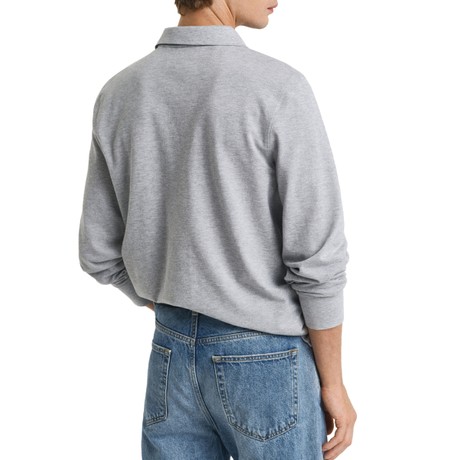 GANT 002230 - GREY MELANGE - POLO - Image 2