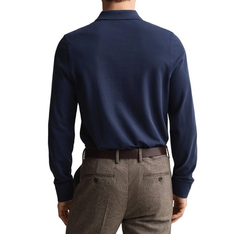 Мужские Спортивные Рубашки С Короткими Рукавами Gant evening blue &mdash; фотографии 2