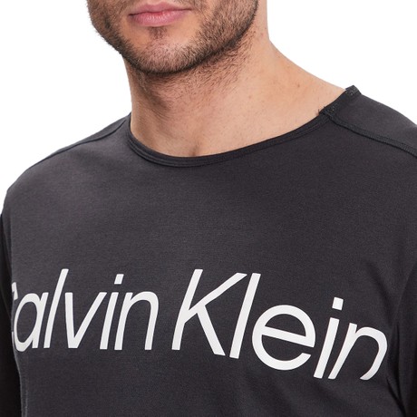 CALVIN KLEIN SPORT 00GMS3K102 - BLACK - MARŠKINĖLIAI - Image 3