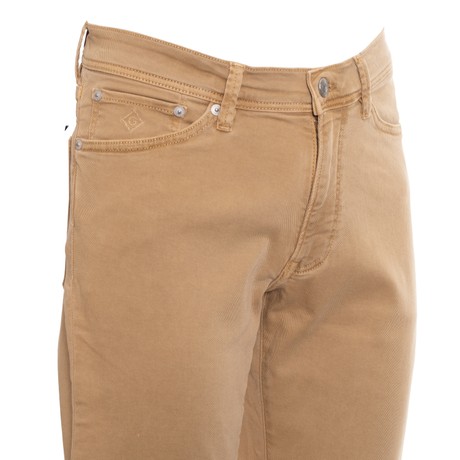 Jeansy Gant dark khaki &mdash; zdjęcia 2