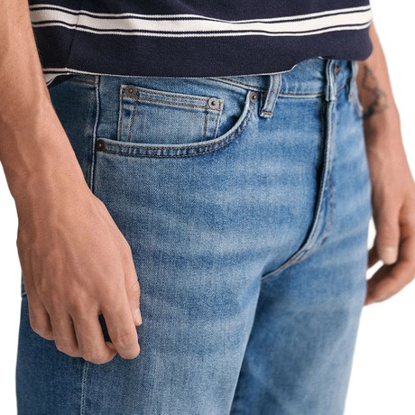 Jeans Gant mid blue worn in &mdash; photo 2