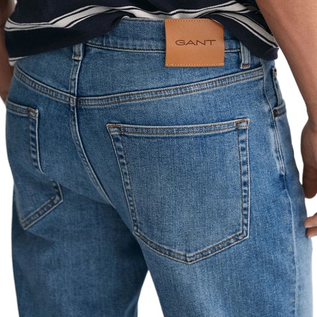 Jeans Gant mid blue worn in &mdash; photo 3