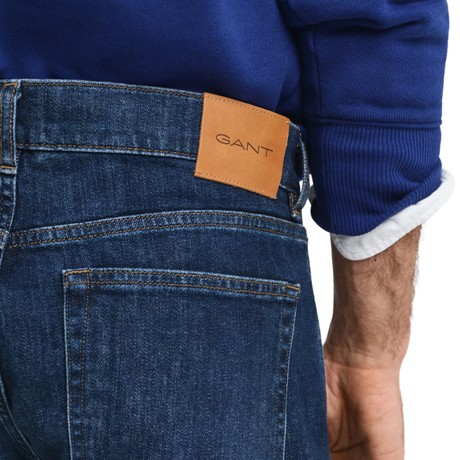 GANT 1000261 - DARK BLUE WORN IN - JEANS - Image 3