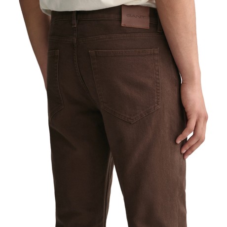 Jeansy Gant rich brown &mdash; zdjęcia 3