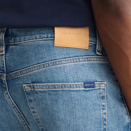 GANT 1000308 - MID BLUE WORN IN - JEANS - Image 3