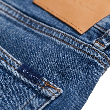 GANT 1000308 - MID BLUE BROKEN IN - JEANS - Image 3