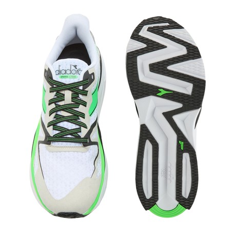 DIADORA 101179073 -  WHITE/GREEN FLUO/BLACK - ČEVLJI - Image 2
