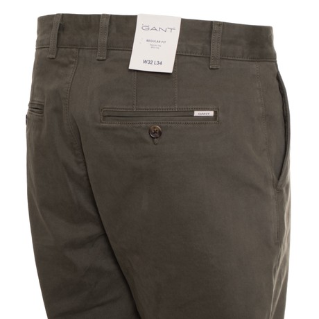 Kelnės Gant dark earthy green &mdash; fot 3