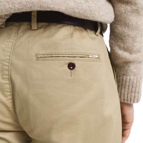 Kalhoty Gant dark khaki &mdash; fot 2