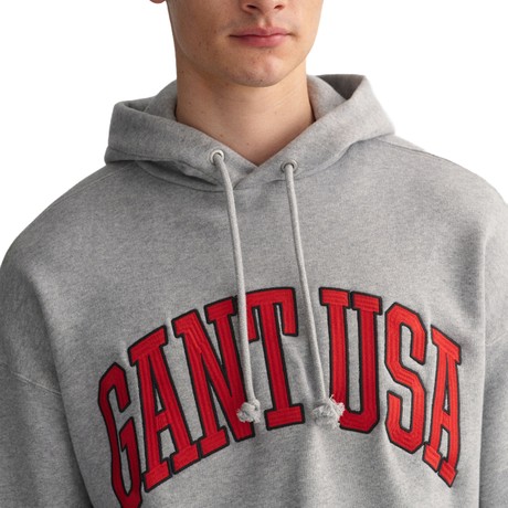 GANT 2007030 - GREY MELANGE - SWEATSHIRT - Image 3