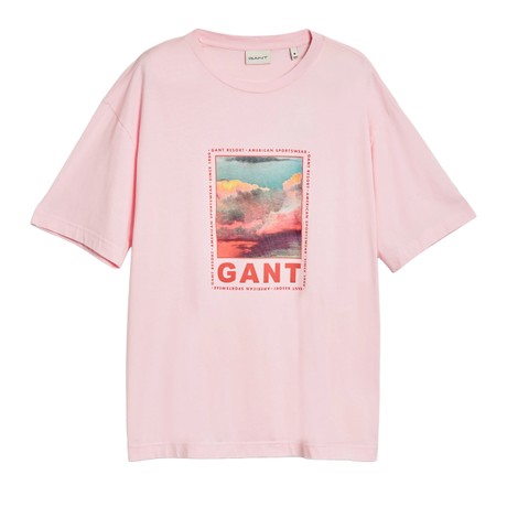T-shirt Gant california pink &mdash; photo 3