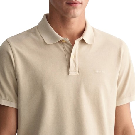 Koszulki Polo Gant silky beige &mdash; zdjęcia 3