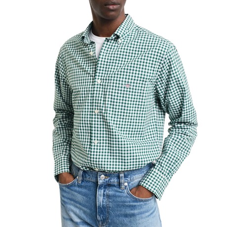 Shirts Gant deep forest green &mdash; pictures 1