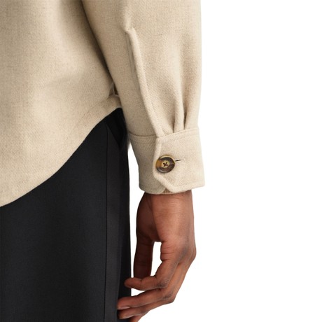 GANT 3220052 - LIGHT BEIGE MELANGE - MARŠKINĖLIAI - Image 3