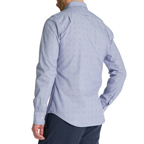 Marškinėliai Gant college blue &mdash; fot 2