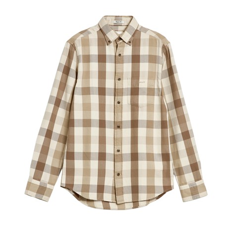 Koszule Gant cold beige &mdash; zdjęcia 3