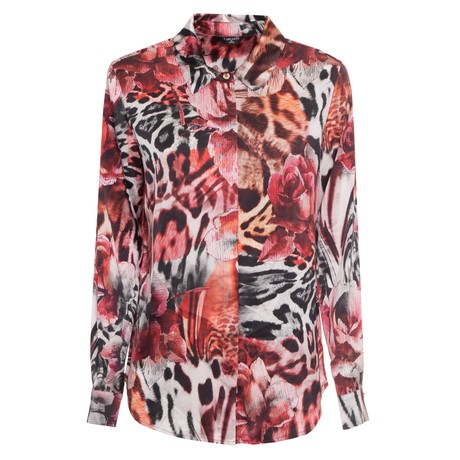 GUESS BY MARCIANO 3BGH65 - LEOPARD ROSE PRINT - CHEMISES