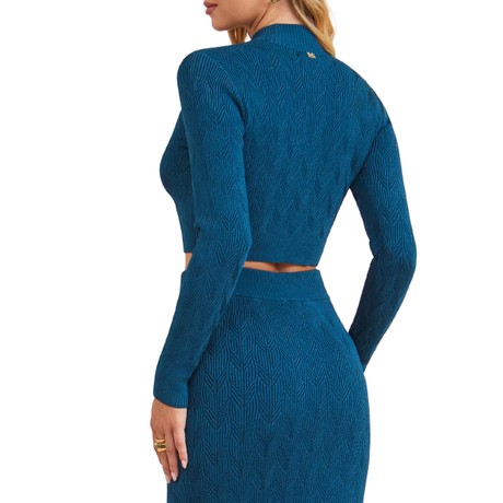 GUESS BY MARCIANO 3BGR06 - BLUE OPAL - MAGLIE - Image 2