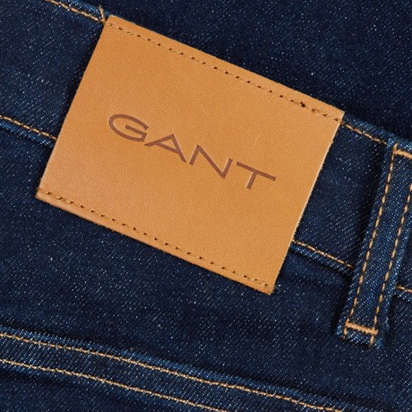Jeansy Gant dark blue &mdash; zdjęcia 3