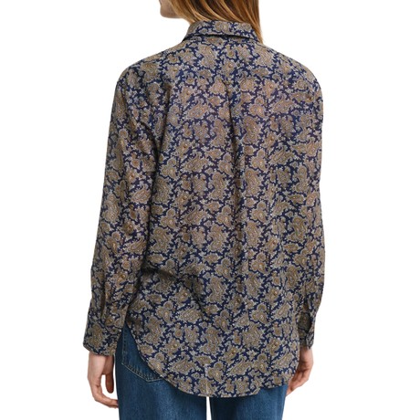 Marškinėliai Gant persian blue &mdash; fot 2
