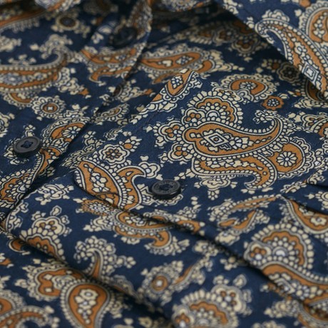 Marškinėliai Gant persian blue &mdash; fot 3