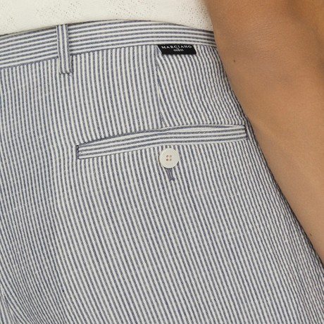Pantalones Marciano white/blue stripes &mdash; foto 3