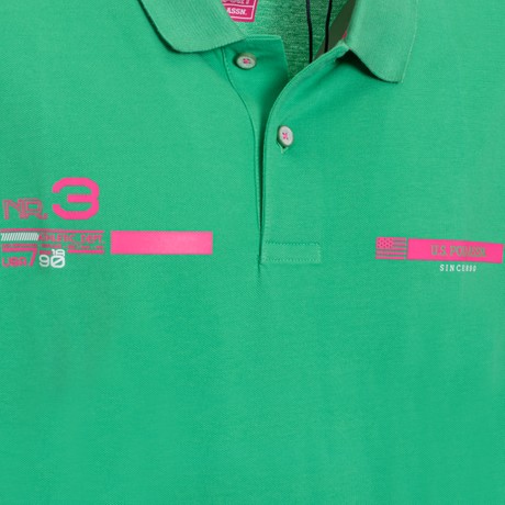 U.S. POLO ASSN 65088 - VERDE ROSA - POLOS - Image 2