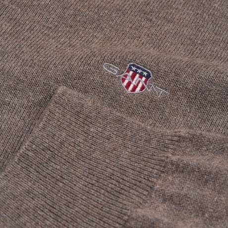 Jerseys Gant hazelnut melange &mdash; foto 3