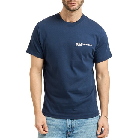 KARL LAGERFELD JEANS A1M17003 - BLACK IRIS - T SHIRT