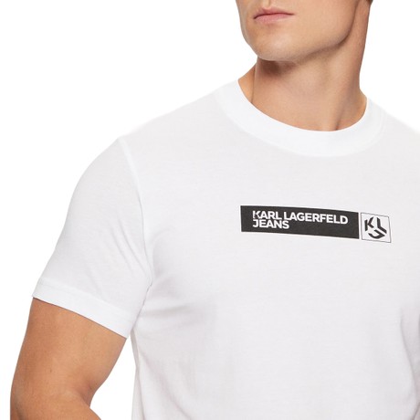 KARL LAGERFELD JEANS A1M17112 - White - T SHIRT - Image 3
