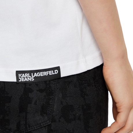 KARL LAGERFELD JEANS A1W17031 - White - T SHIRT - Image 3