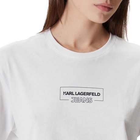 KARL LAGERFELD JEANS A4W17003 - White - T SHIRT - Image 3