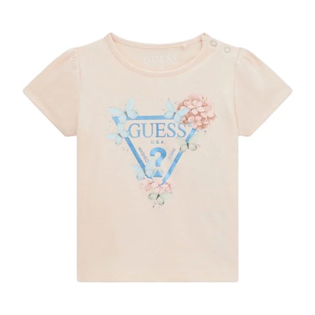 GUESS A5RI03 - ELEGANT PINK                   - ФУТБОЛКА