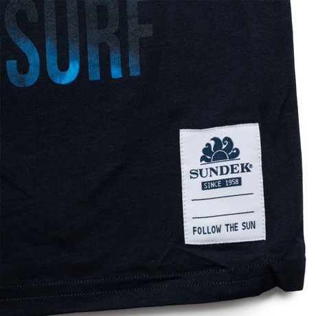 SUNDEK B042TEJ7800 - NAVY - T SHIRT - Image 3
