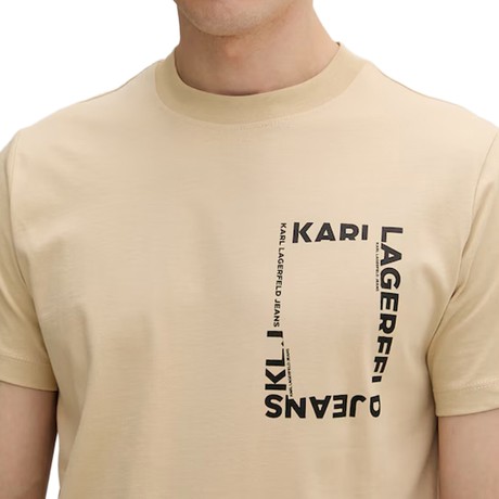 KARL LAGERFELD JEANS B2M17046 - Pale Khaki - T SHIRT - Image 3