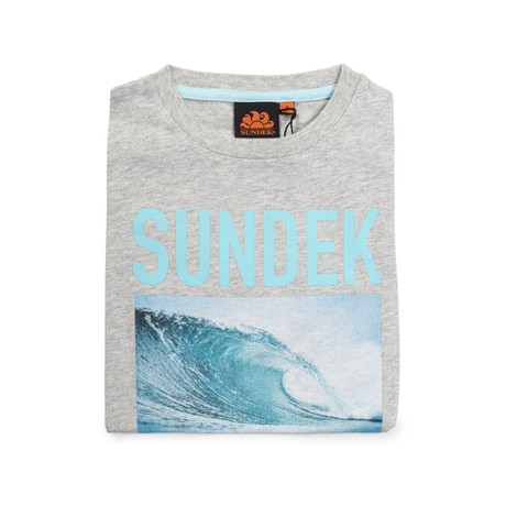 SUNDEK B864TEJ78TW - GREY MELANGE - T SHIRT - Image 3