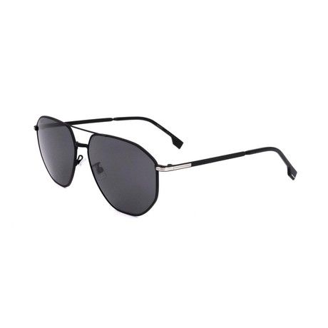 Ochelari De Soare Hugo Boss matte black silver &mdash; poze 2