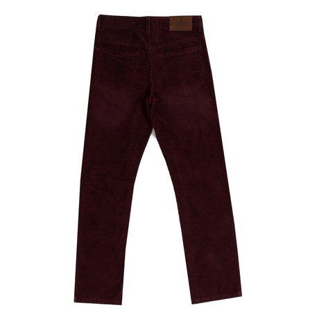 TOMMY HILFIGER C587116145 - BORDEAUX - TROUSERS - Image 2