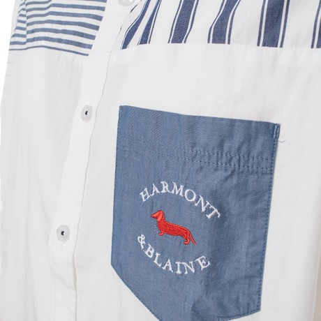 HARMONT & BLAINE CNBO130 - WHITE MULTI - CAMICIE - Image 3