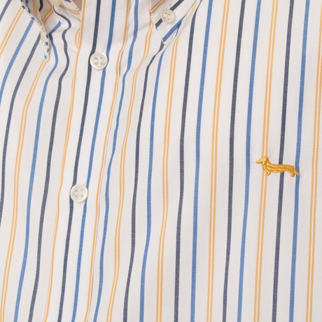 HARMONT & BLAINE CNBO750 - BIANCO GIALLO BLU - SHIRTS - Image 2