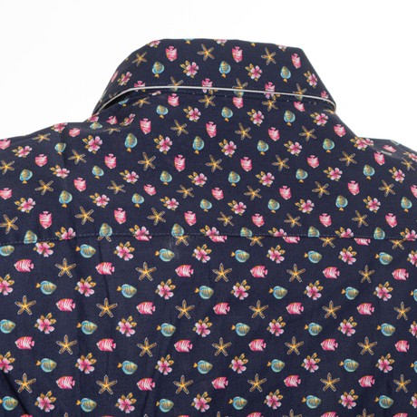 HARMONT & BLAINE JEANS CNHJ280 - DARK BLUE MULTI - CAMICIE - Image 2