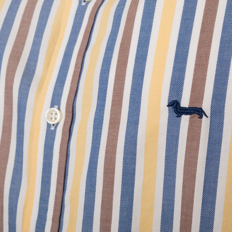 HARMONT & BLAINE CRB0130 - BIANCO|GIALLO|MARRONE| AZZURRO - SHIRTS - Image 3