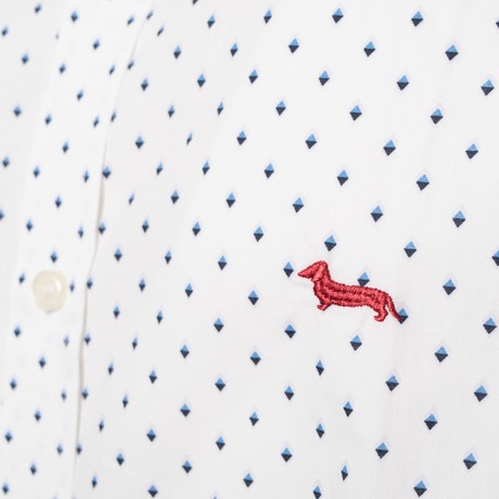 HARMONT & BLAINE CRBO880 - WHITE BLUE - SHIRTS - Image 3