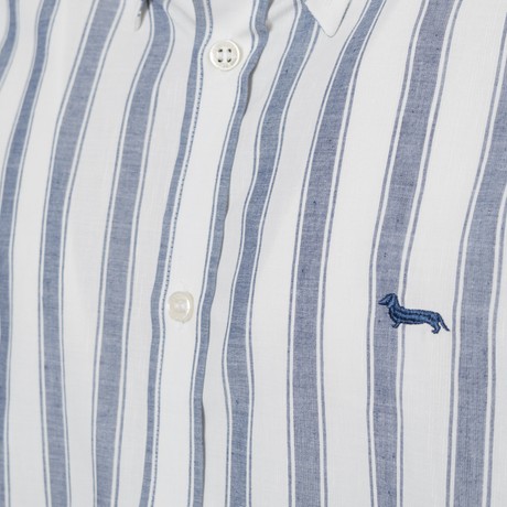 HARMONT & BLAINE CRBO880 - WHITE BLUE - SHIRTS - Image 2