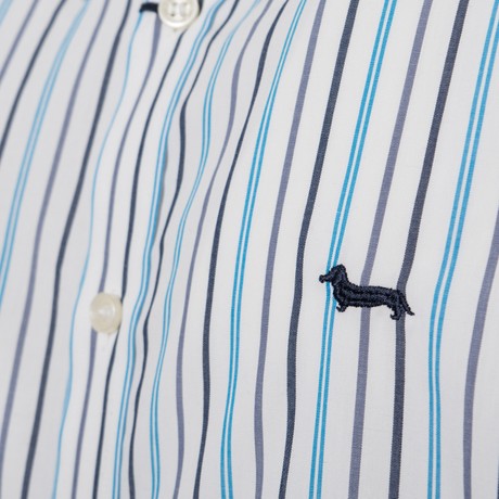 HARMONT & BLAINE CRBO880 - WHITE BLUE - CAMICIE - Image 3