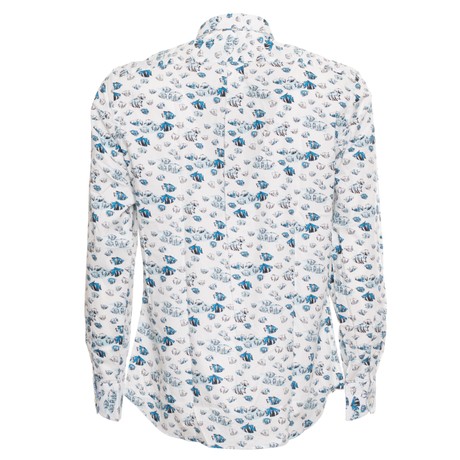 HARMONT & BLAINE JEANS CRDJ050 - BIANCO| AZZURRO - CAMICIE - Image 2