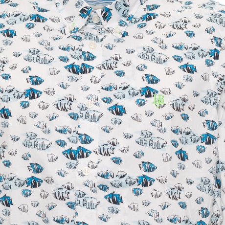 HARMONT & BLAINE JEANS CRDJ050 - BIANCO| AZZURRO - CAMICIE - Image 3